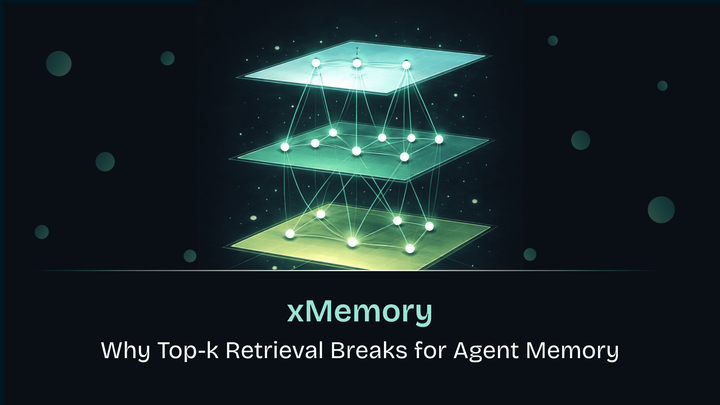 xMemory: Why Top-k Retrieval Breaks for Agent Memory