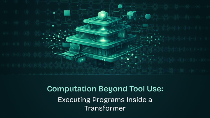Computation Beyond Tool Use: Executing Programs Inside a Transformer